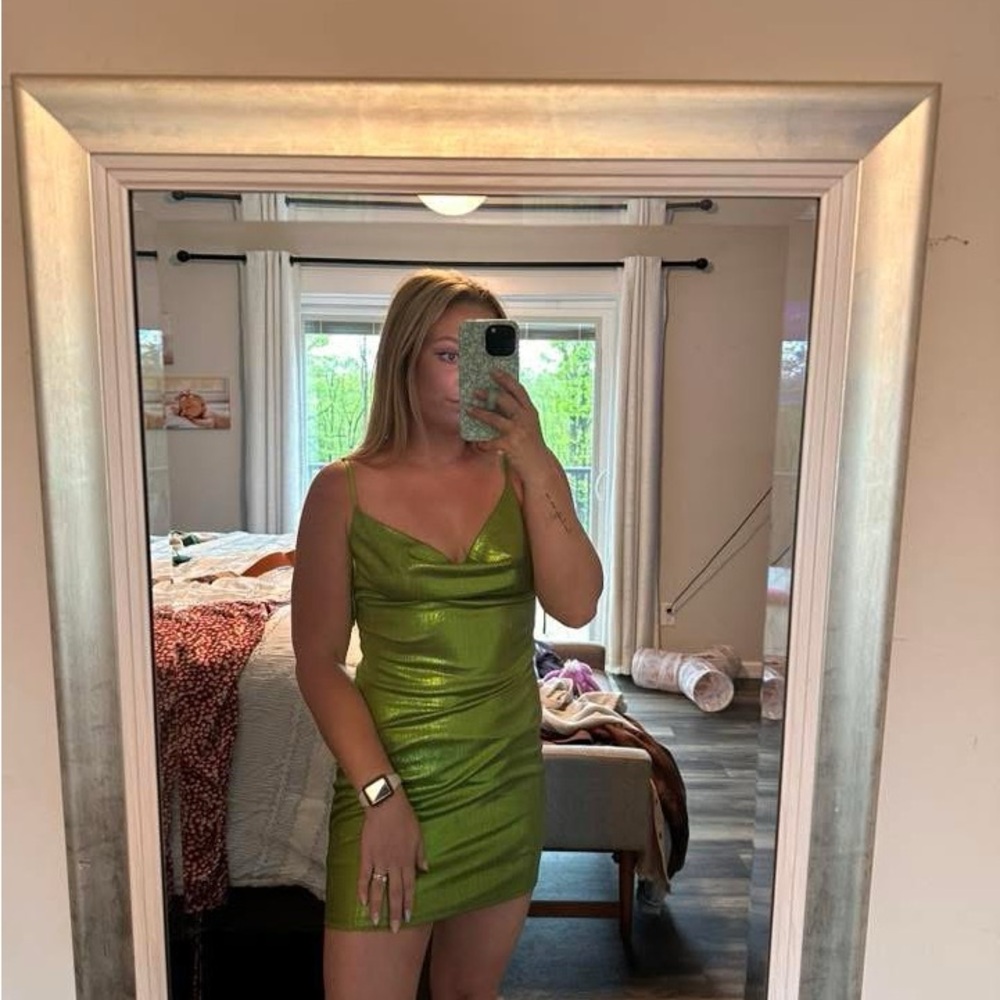 Green Sleeveless Dress